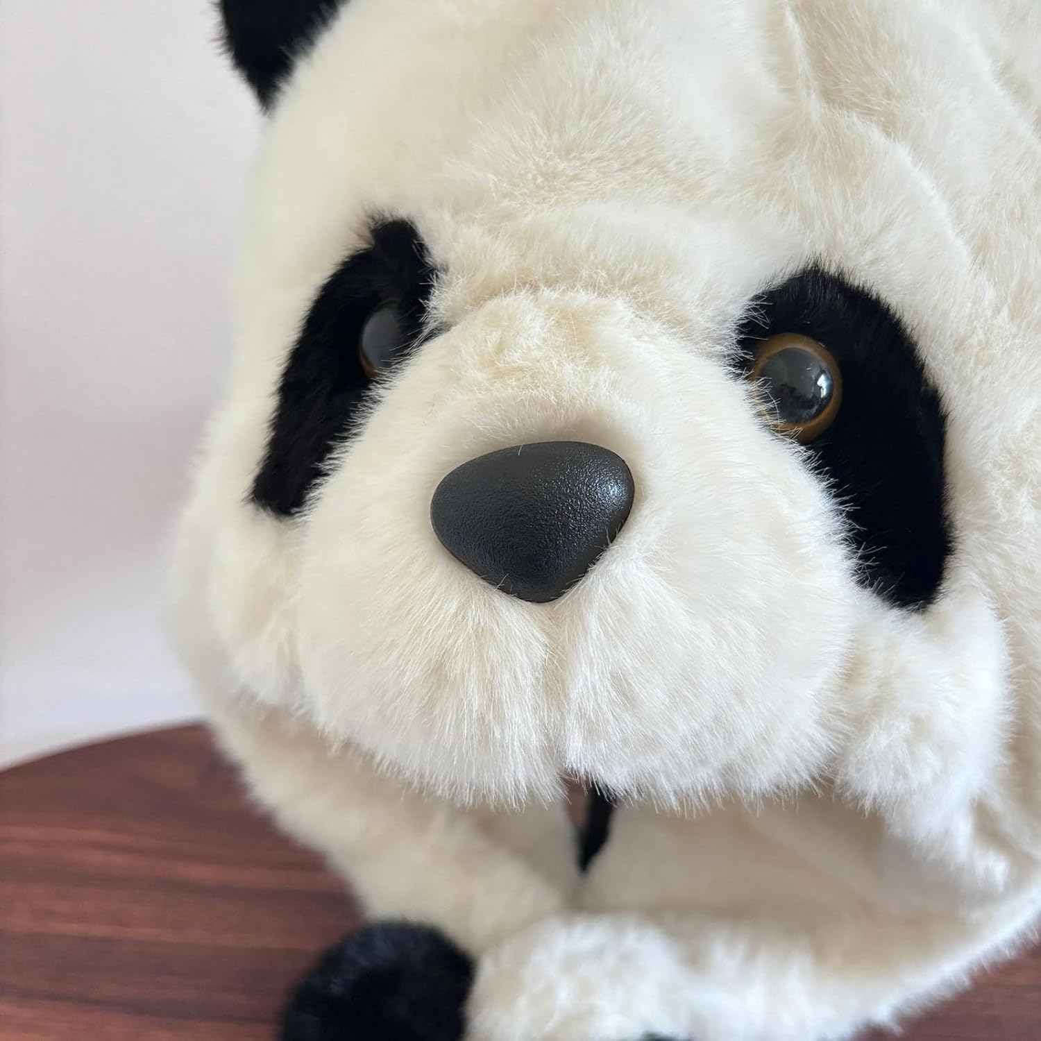 Plush Earflap Hat for All Age Lovely Cartoon Panda Hat Outdoor Activity Caps Windproof Thermal Headwear Panda