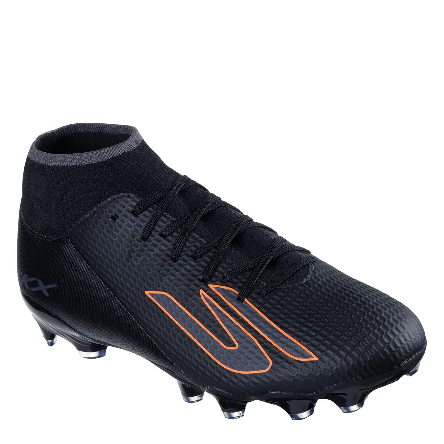Skechers Men's Skx.2 Academy Adults High Firm Ground Football Boots - Black/Orange - 10 (45)