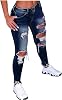 WUAI-Women Ripped Boyfriend Jeans Cute Distressed Jeans Stretch Skinny Jeans Destroyed Pull On Denim Pants with Hole