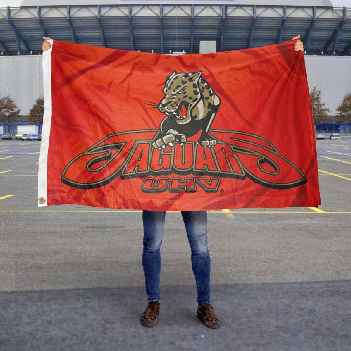 Houston Victoria Jaguars Flag