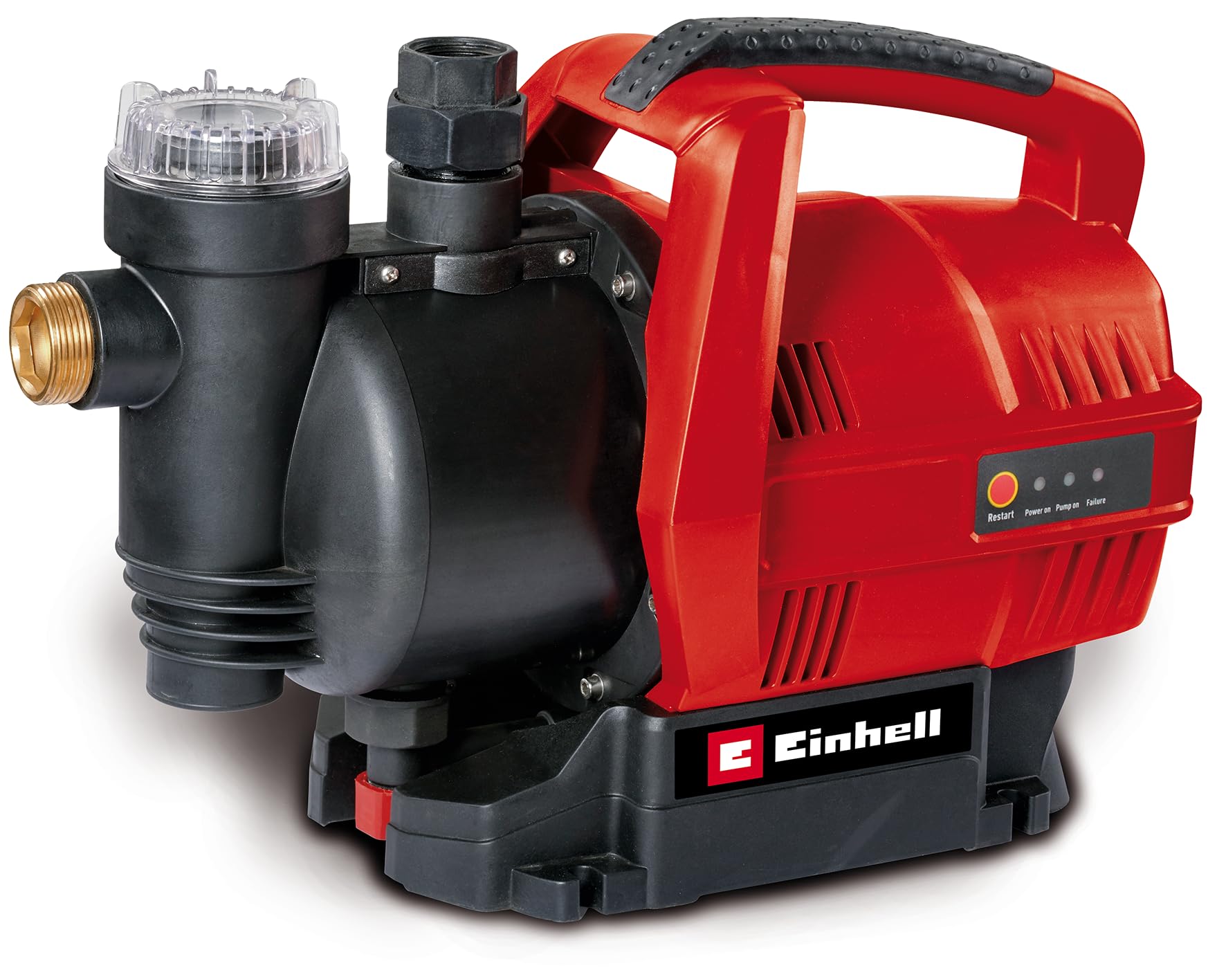 Einhell Otomatik Hidrofor GC-AW 6333 (630 W, 3.6 bar basınç, 3300 L/saat debi, ön filtre, çek valf, otomatik debi anahtarı ve LED ekran) - 4176730