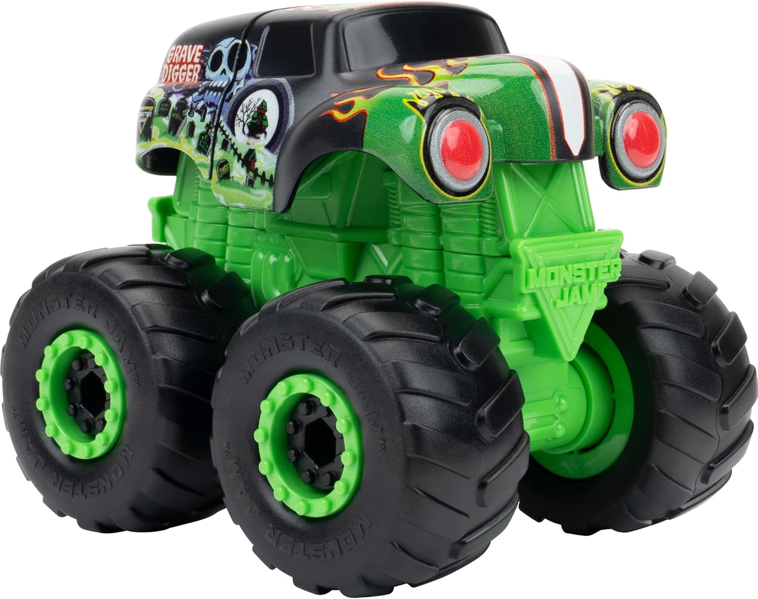 Monster Jam™ Grave Digger™ Monstruction Truck - 5-Inch Buildable Vehicle with 16 Pieces and Screwdriver