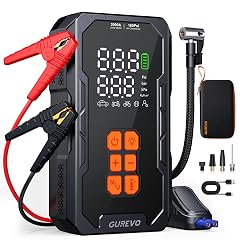 5000A Max Jump Starter with Air Compressor Car Battery Jumper Starter Portable with 160PSI Auto-Shutoff Tire Inflator Car