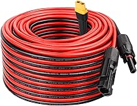 Vista 14 de Cable de extensión solar a XT60 10AWG 3FT conector solar a XT60 Cable adaptador para panel solar a estación de energía portátil Generador solar