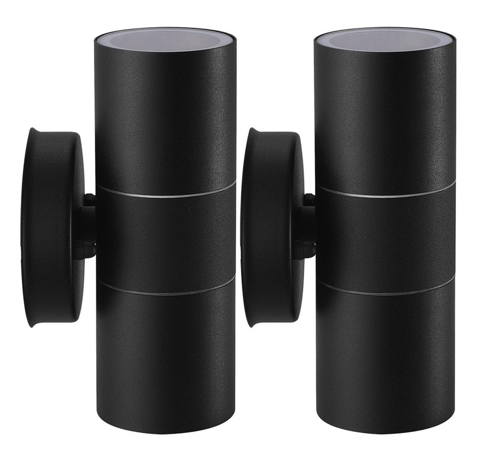 Appliques extérieures supérieures et inférieures noires pour illuminer votre terrasse