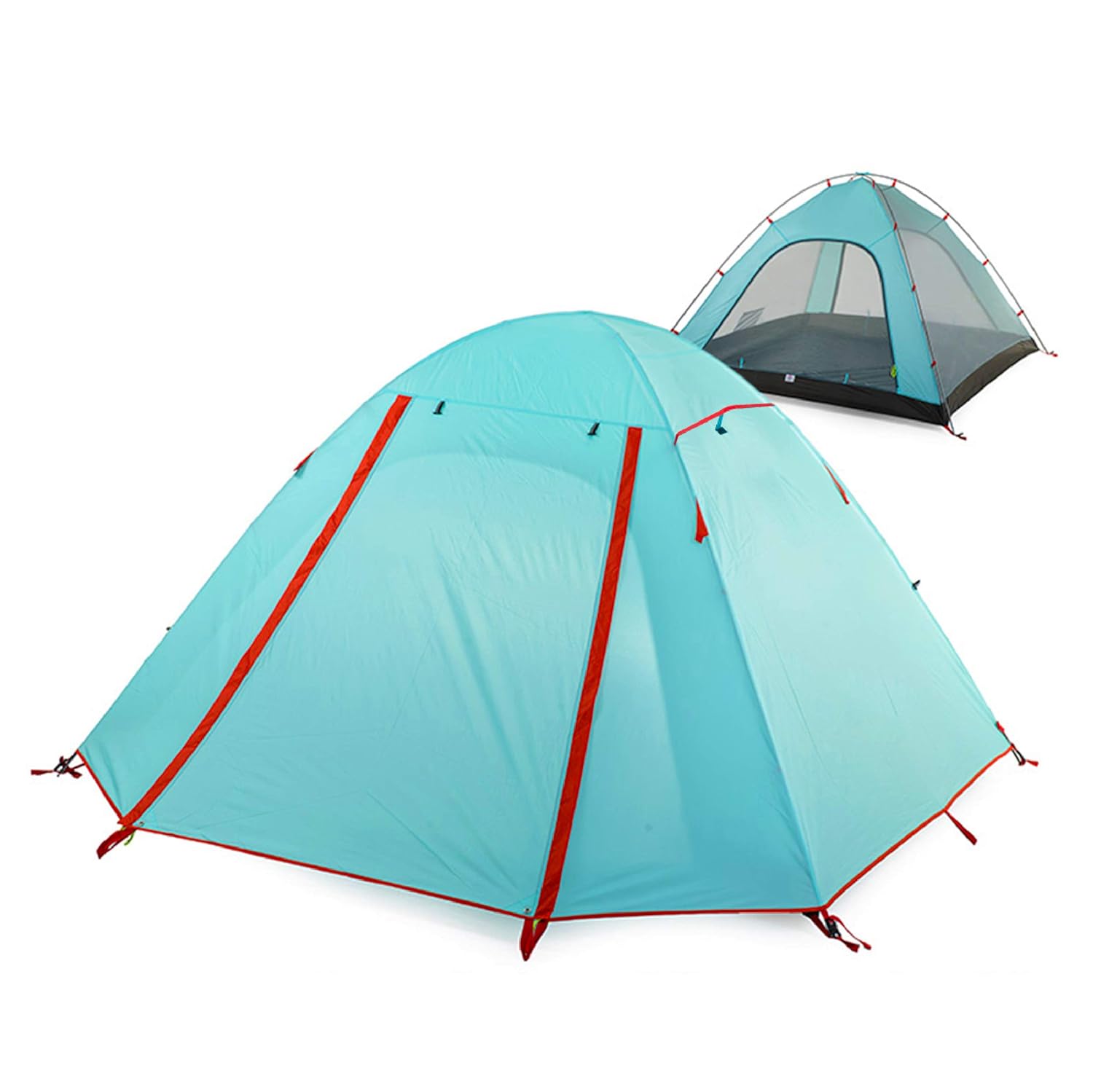 TRIWONDER 234 Person 3 Season Camping Tent Double Doors Lightweight