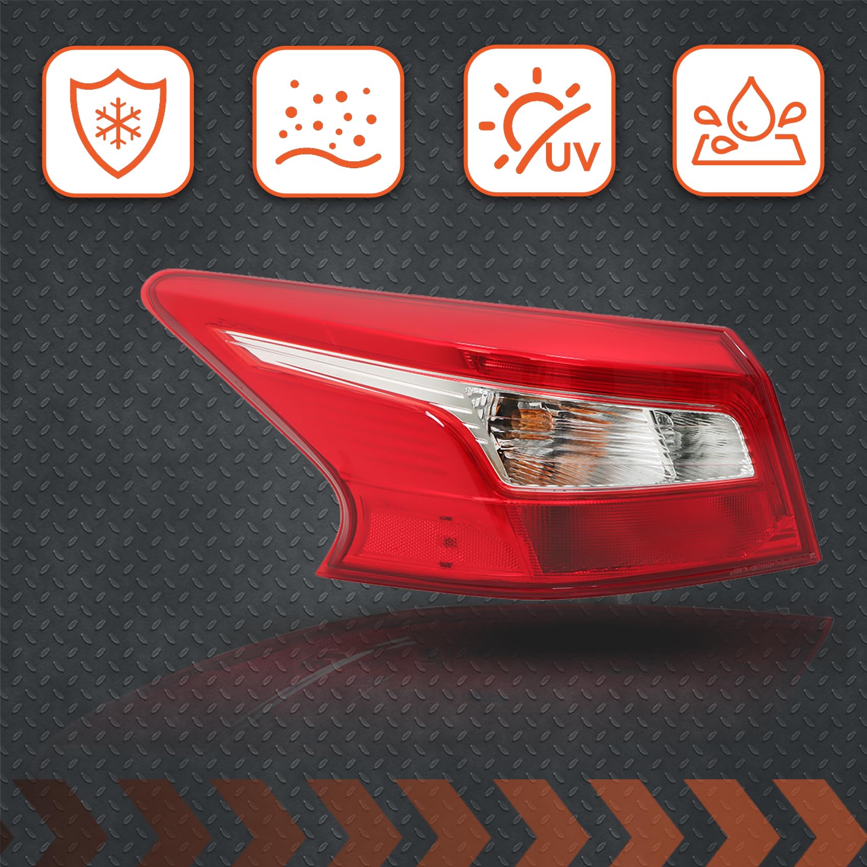 Amazon.com: labwork Driver Side Tail Light Replacement for Nissan