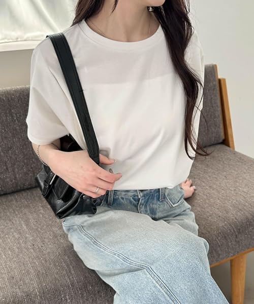 [ウィゴー] WEB限定 接触冷感 フレンチスリーブ Tシャツ 半袖 服 トップス シャツ 春服 夏服 春 夏 秋 レディース - 5