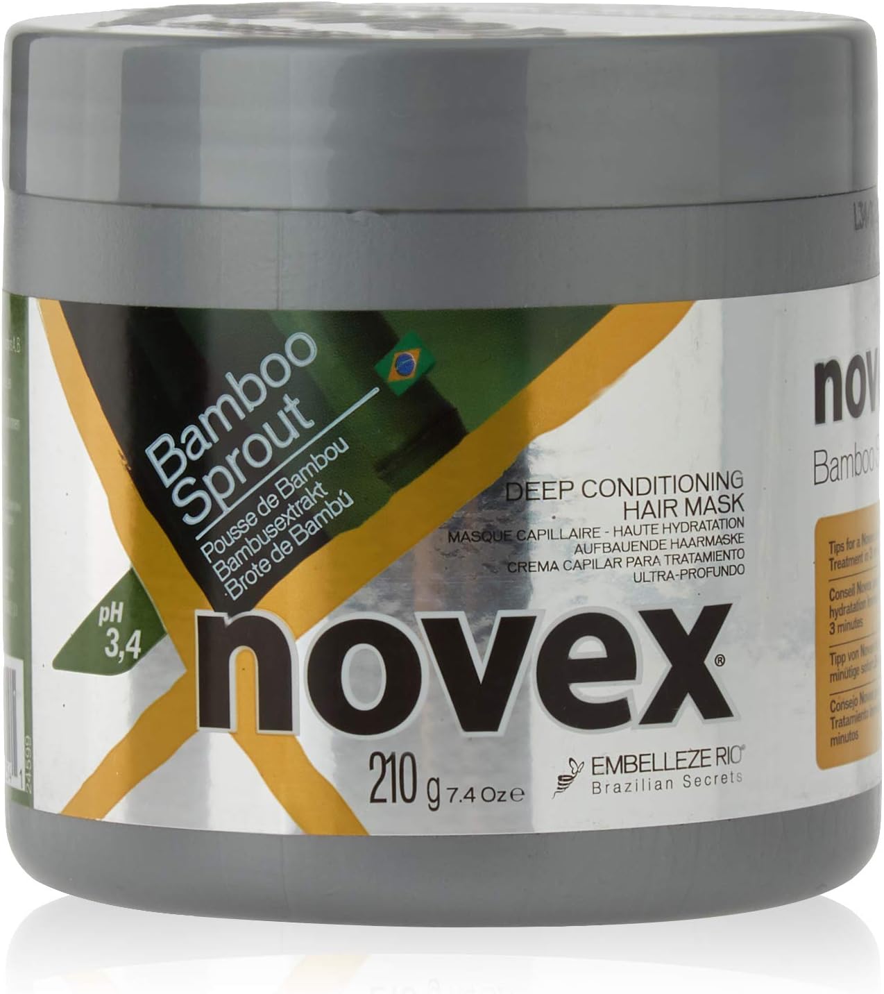Embelleze Novex Bamboo Sprout Hair Care Treatment Cream - 7.4oz