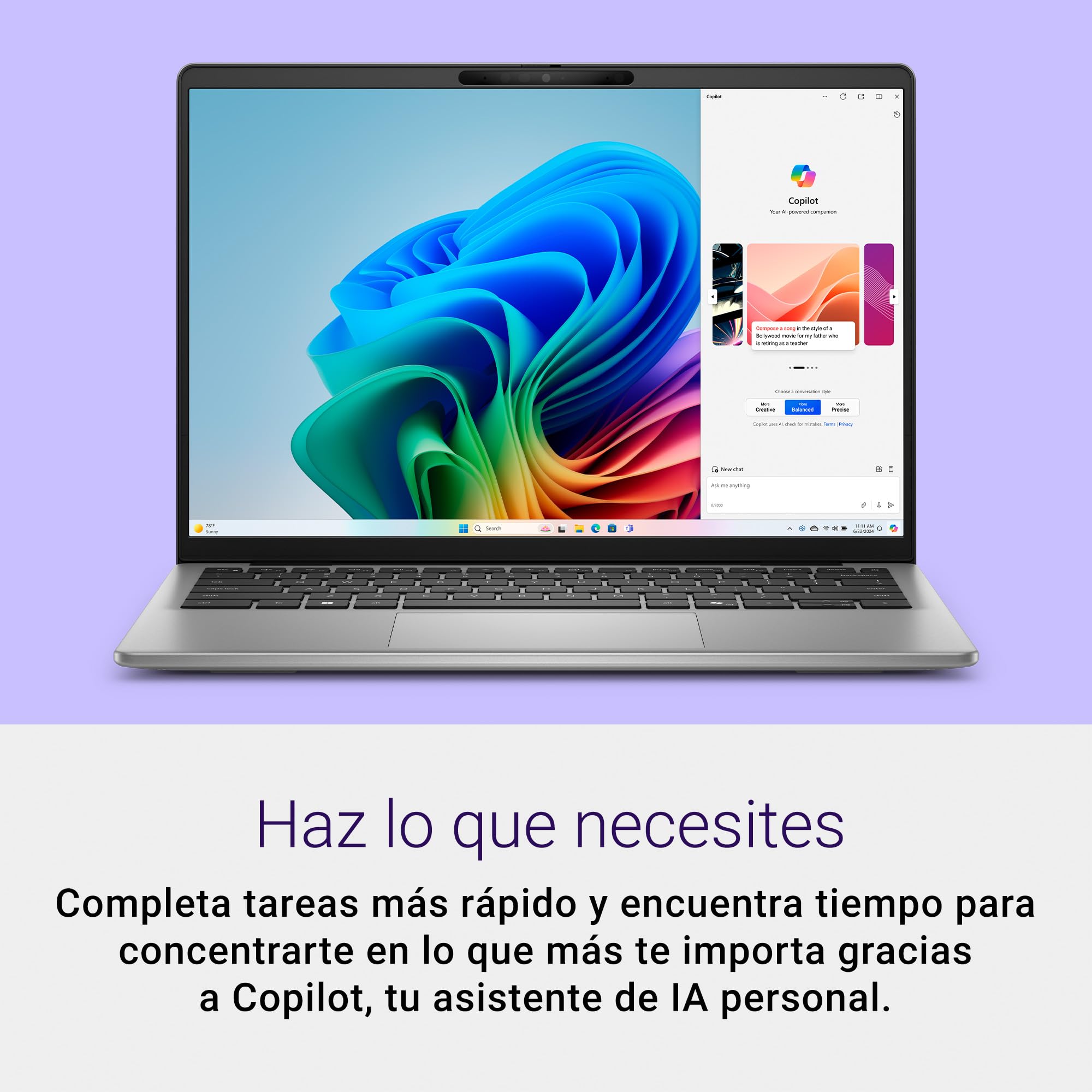 DELL 15 Portátil DC15250 – 15,6" FHD 120Hz, Intel Core i7-1355U, Gráficos Intel UHD, 16GB RAM, 512GB SSD, Webcam HD, Windows 11 Home, Teclado QWERTY Español, Color Negro — view 61