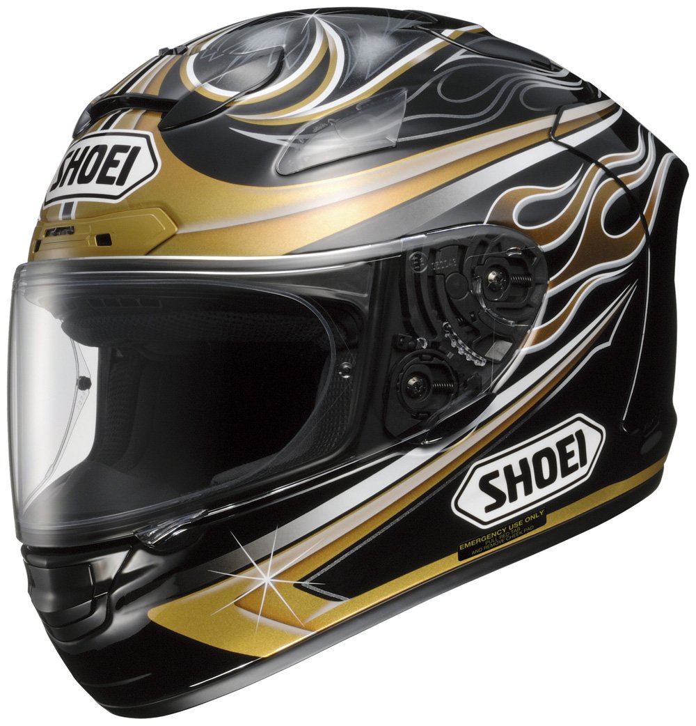 Amazon | ショウエイ(SHOEI) X-TWELVE VERMEULEN TC-9(GOLD/BLACK) S 