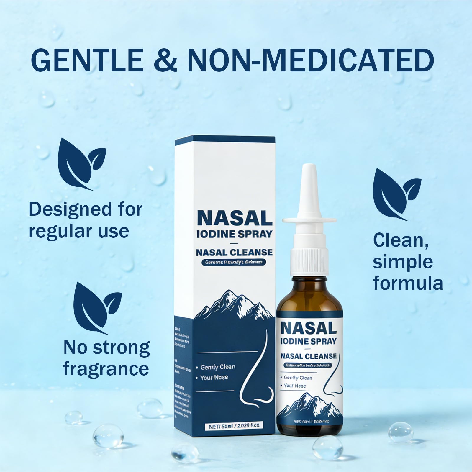 Nutramd Iodine Nasal Spray, Daily Nasal Cleanse & Care Mist with Iodine & Fulvic Acid, Fine Mist Non-Medicated Nasal Spray for Dry Air, Travel & Daily Use(1pc) — Amazon image 5