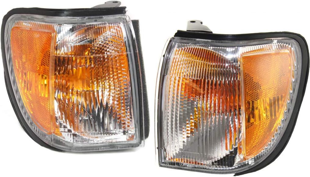 For 1999-2003 Nissan Pathfinder Pair Driver and Passenger Side Turn Signal/Side Marker Light With Bulbs DOT Certified Included NI2520127 NI2521127 | 26125-2W625 26120-2W625 ;