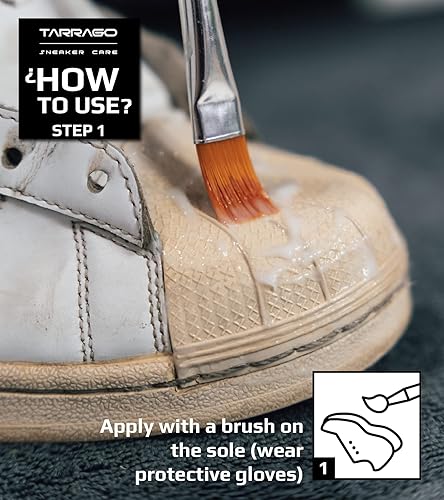 Miniatura 4 de Tarrago Sneaker Sole Restorer | Hace que tus suelas amarillentas oxidadas sean brillantes y blancas | 4 onzas líquidas