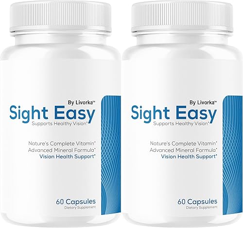 Sight Easy Eye - Cápsulas de suplementos vitamínicos y minerales - Official Sight Easy Supplement Premium Advanced Formula Píldoras, Natural