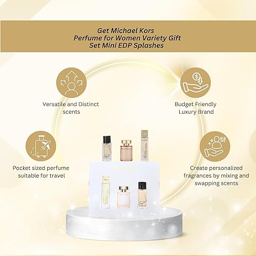 Miniatura 4 de Michael Kors Perfume para mujer Variedad de regalo Set Mini EDP Splashes