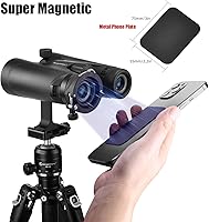 Vista 4 de SUNWAYFOTO BA-43 - Adaptador de teléfono celular para binocular, soporte universal para teléfono inteligente para binocular, compatible con ocular