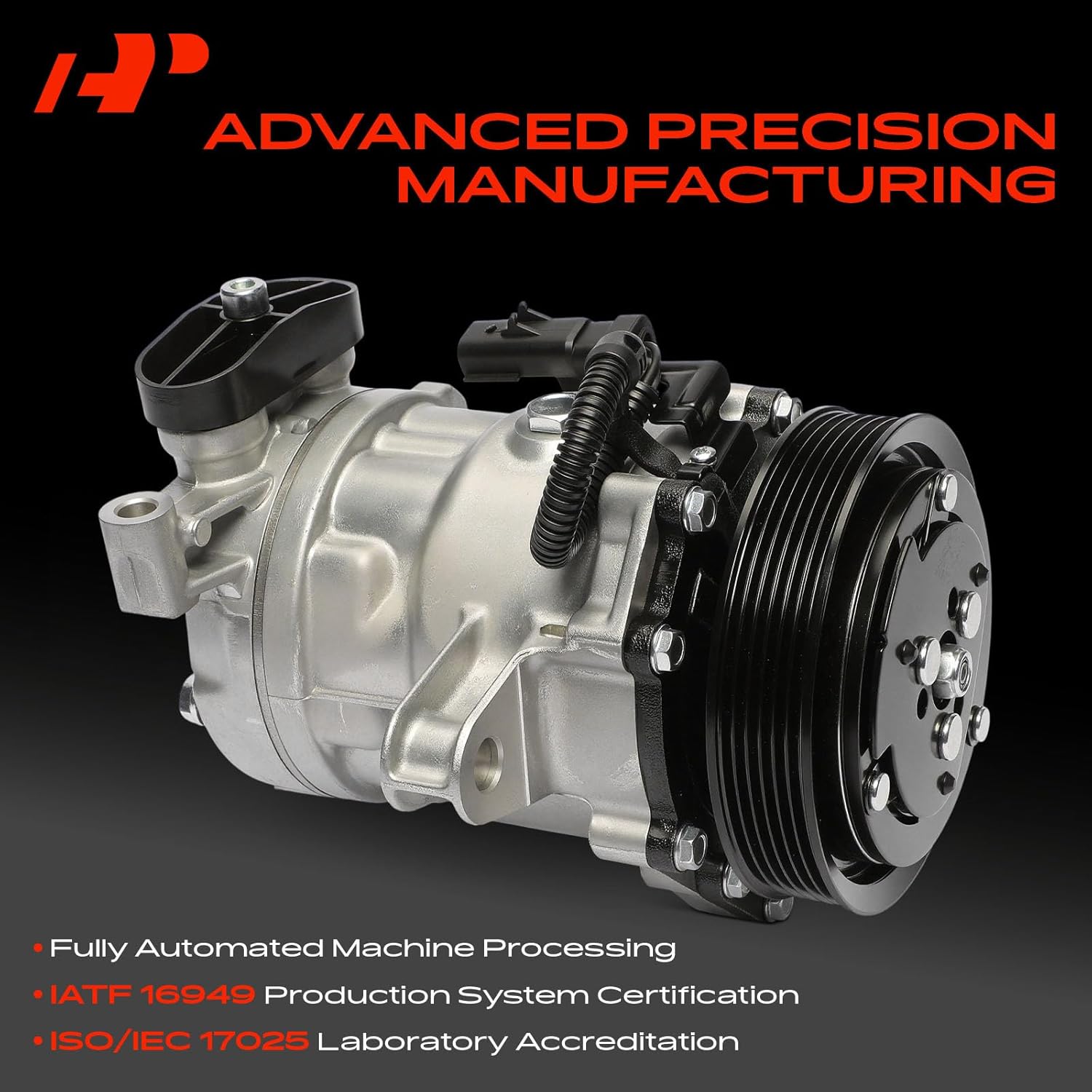 A-Premium Air Conditioner AC Compressor with Clutch for Dodge Dakota Ram 1500 2500/3500 2002
