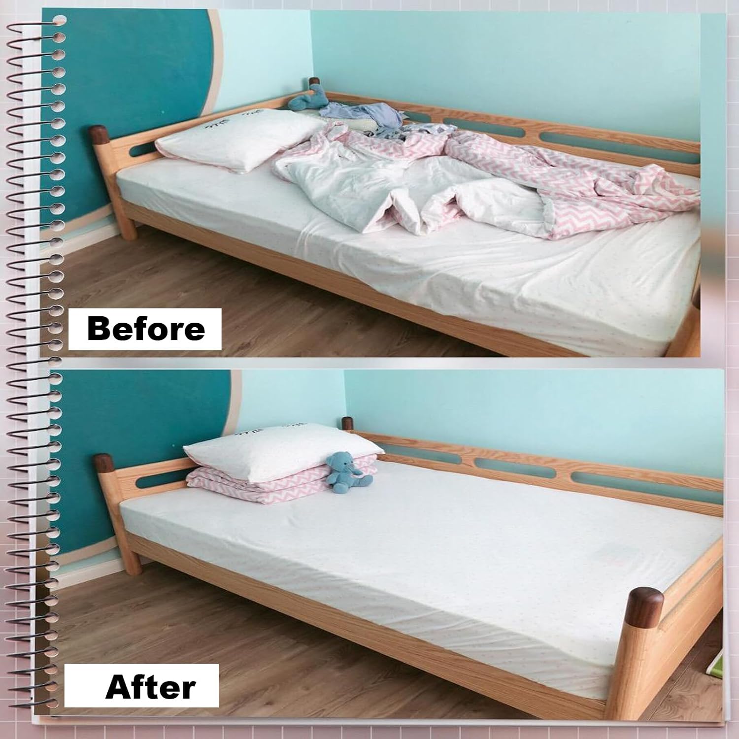Adjustable Bed Sheet Straps,14 pcs Bed Sheet Clips, Elastic Bed Fitted Sheet Holder,Fitted Sheet Straps Clips,Sheet Fastener Suspenders to Hold Sheet ,Mattress Covers,Sofa Cushion,Table Clothing,White