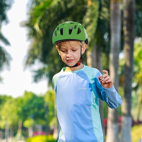 Miniatura 2 de Atphfety Casco de bicicleta para niños, 2 tamaños ajustables para niños y niñas de 3 a 5 a 8 a 14 años, ventilación y multideporte para bicicleta,