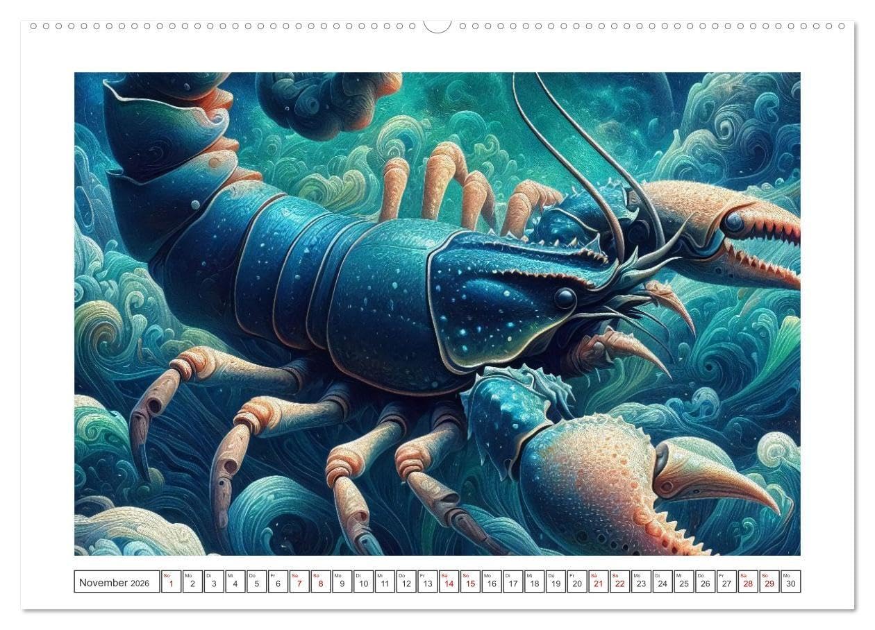 Tierkreisflüstern – Ein Jahr in kosmischen Farben (hochwertiger Premium Wandkalender 2026 DIN A2 quer), Kunstdruck in Hochglanz: Surrealer Sternzeichen-Kalender (CALVENDO Wissenschaft)