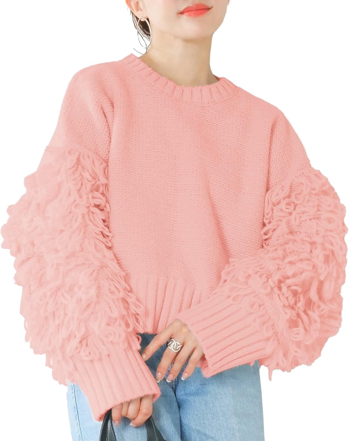 NOTREemor back hole Volume Knit ivory トップス NOTRE emor back