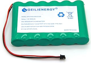 7.2V 3600mAh Battery Compatible with DSC IMPASSA SCW9057 SCW9055 6PH-H-4/3A3600-S-D22 9057 SCW-9057 SCW-9055 9057 Wireless Security System Alarm Panel