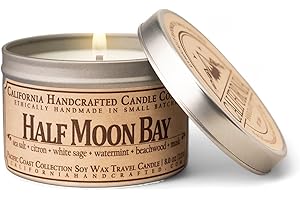 Half Moon Bay Clover Scented Travel Soy Wax Candle