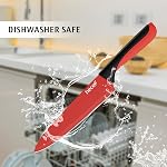 Hecef 13 Pièces Kitchen Knife Set avec bloc en bois d'affûtage intégré, ensemble de couteau en acier inoxydable à haute teneur en carbone avec couteaux à steak, ciseaux de cuisine