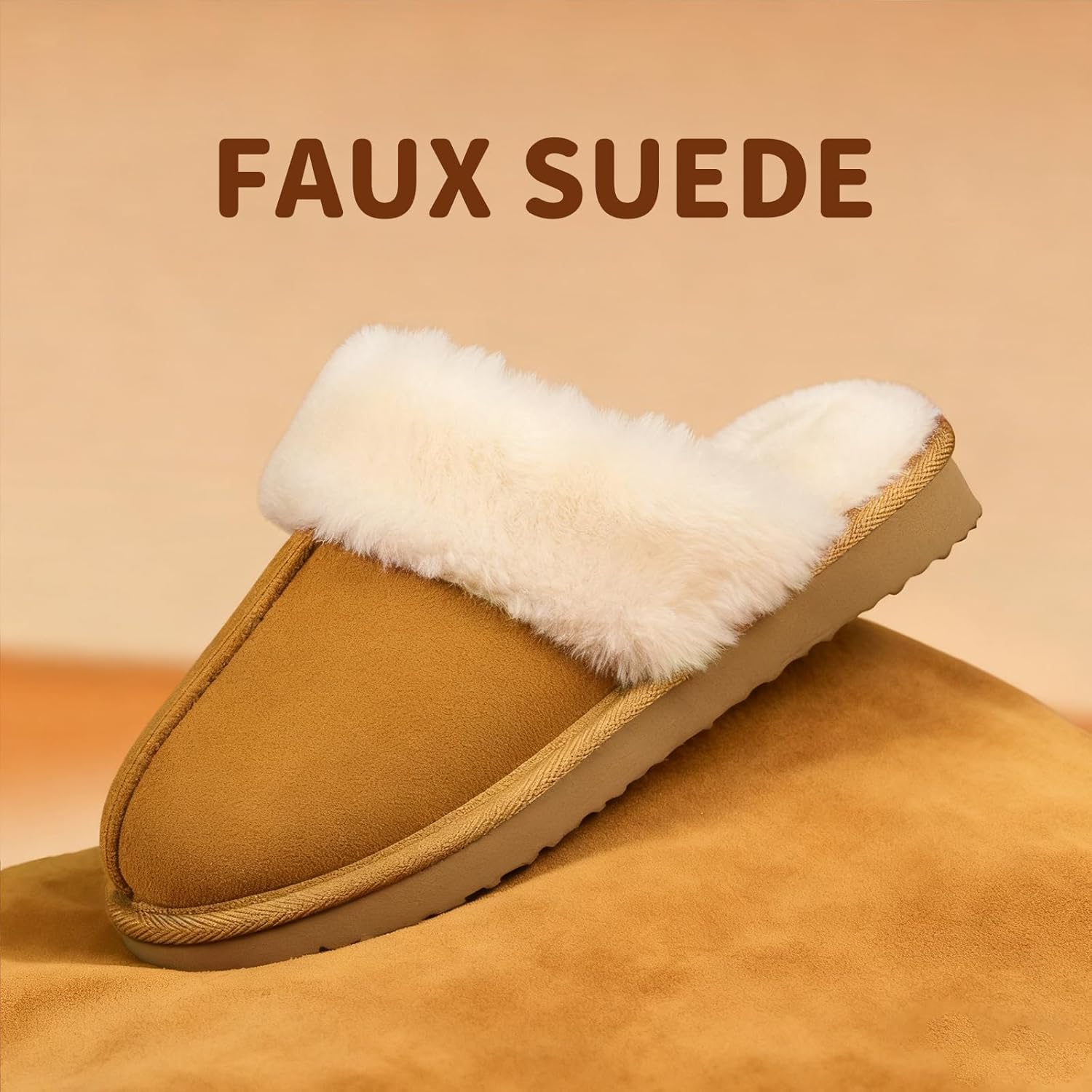 OOW Kids Slippers Girls Boys Fuzzy Memory Foam House Slippers Winter Warm Plush Lined Home Shoes Soft Bedroom Indoor Outdoor - Image 5