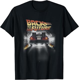 Vintage Delorean Peel Out Graphic T-Shirt T-Shirt