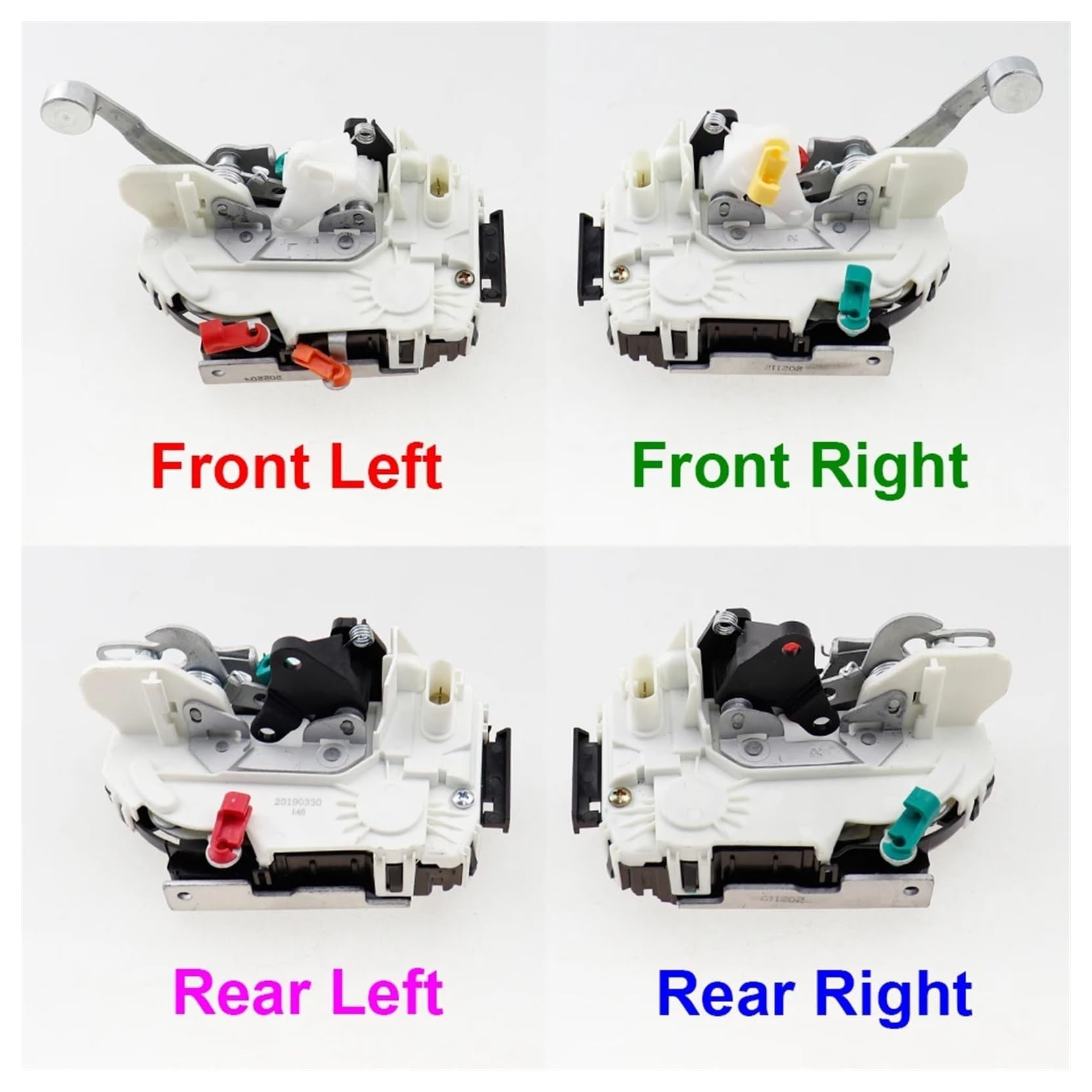Türverriegelung Stellmotor Zentralverriegelungsaktuator | Kompatibel mit Dodge Für Nitro , Verriegelungsmodulmotor, 4589467AA, 4589466AA, 4589278AA, 4589279AA