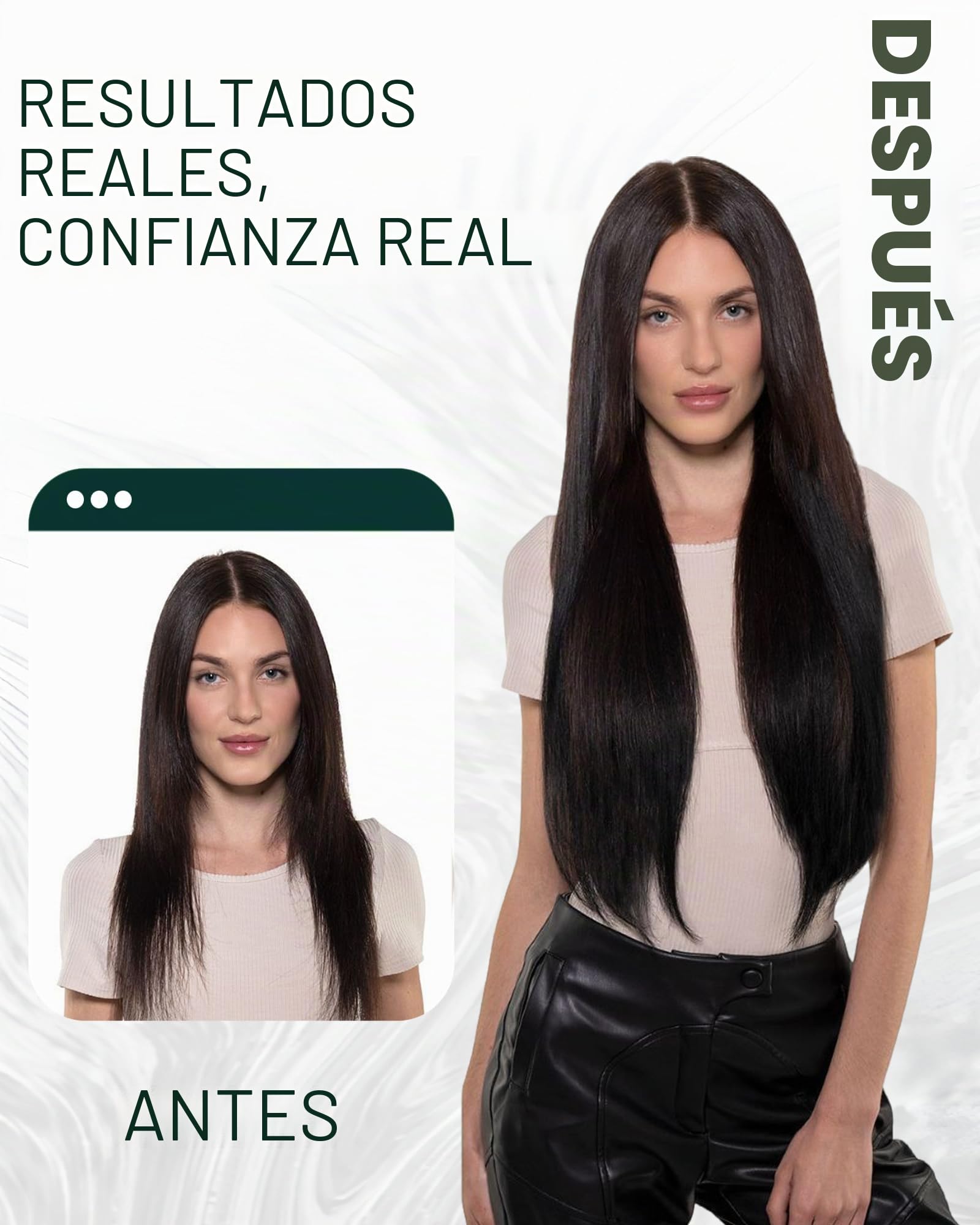 RUNATURE Extensiones Cortina Pelo Natural Rubio Ceniza Oscuro y Rubio Claro 35cm 100g Extensiones en Cortinas de Cabello Humano Liso #18AP60