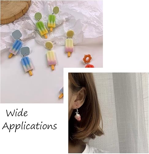 Miniatura 4 de Craftdady Colgantes de plástico de resina en miniatura para aperitivos, colgantes de jugo de bebida de hielo, linda botella de fruta, llavero