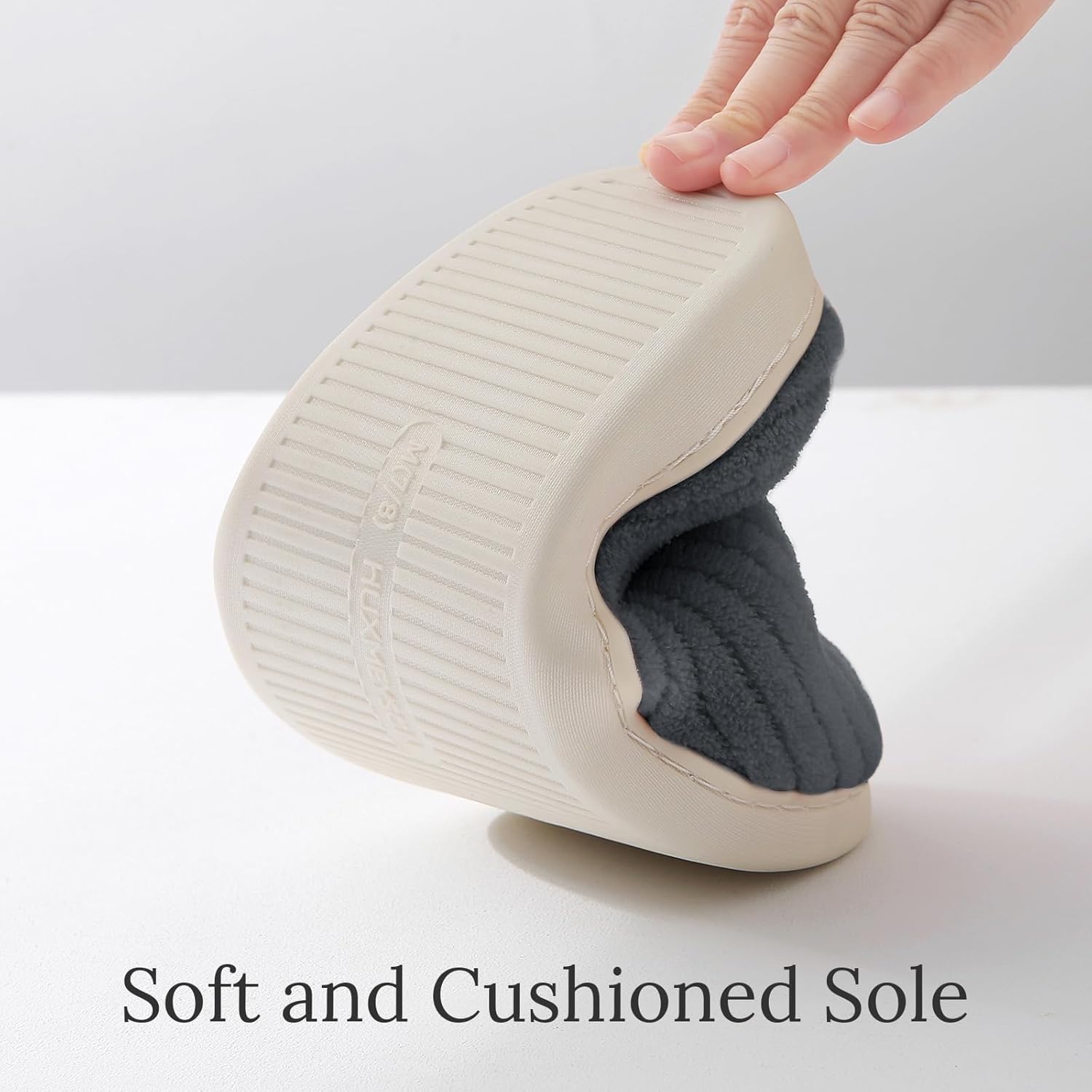 HUXMEYSON Slippers for Women, Warm Memory Foam Comfy House Slippers with Anti-Skid Rubber Sole for Indoor and Outdoor - Image 6