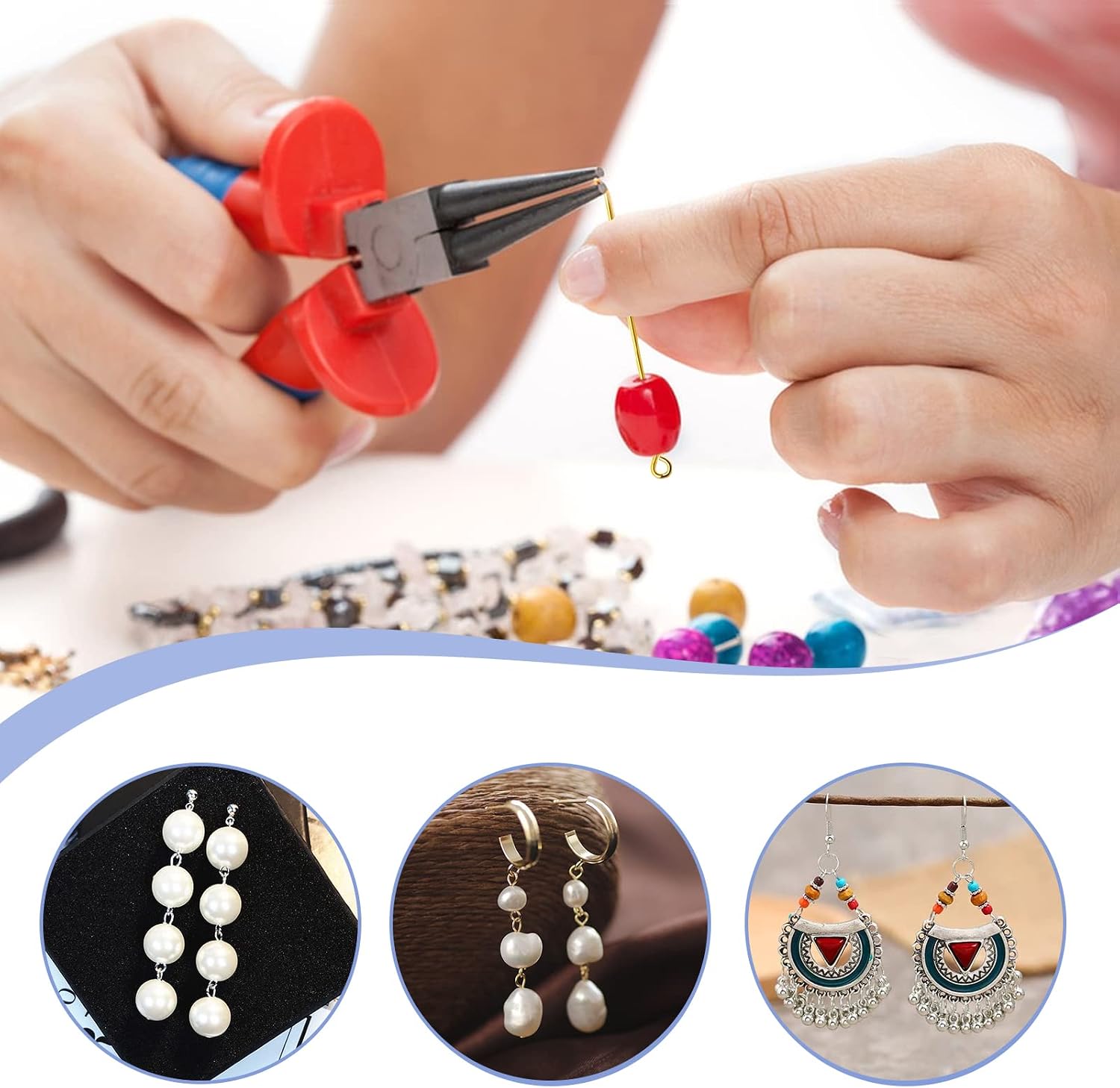 TOAOB 700pcs Eye Pins for Jewelry Making 20mm 40mm 50mm Mixed Colors Head Pins Stainless Steel Findings for DIY Crafts Necklaces Bracelets Earrings