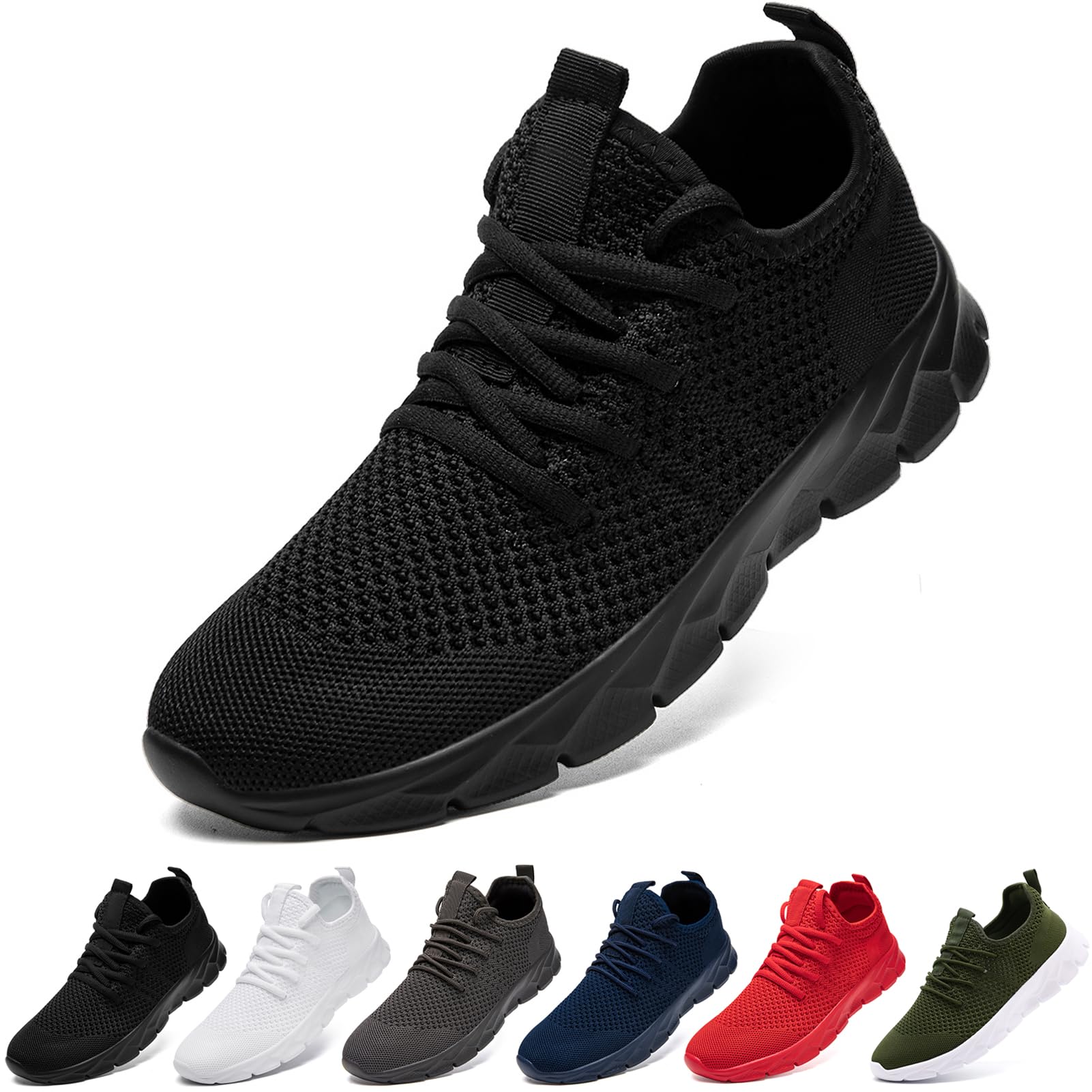 Womens Mens Running Shoes Tennis Slip On Walking Sneakers Unisex Lightweight Comfortable Workout Slippers