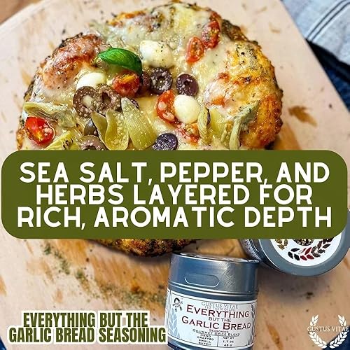 Miniatura 7 de Condimento para pan Everything But The Garlic | Mezcla de especias gourmet | Sin OMG, totalmente natural | Hecho a mano en pequeños lotes en Estados