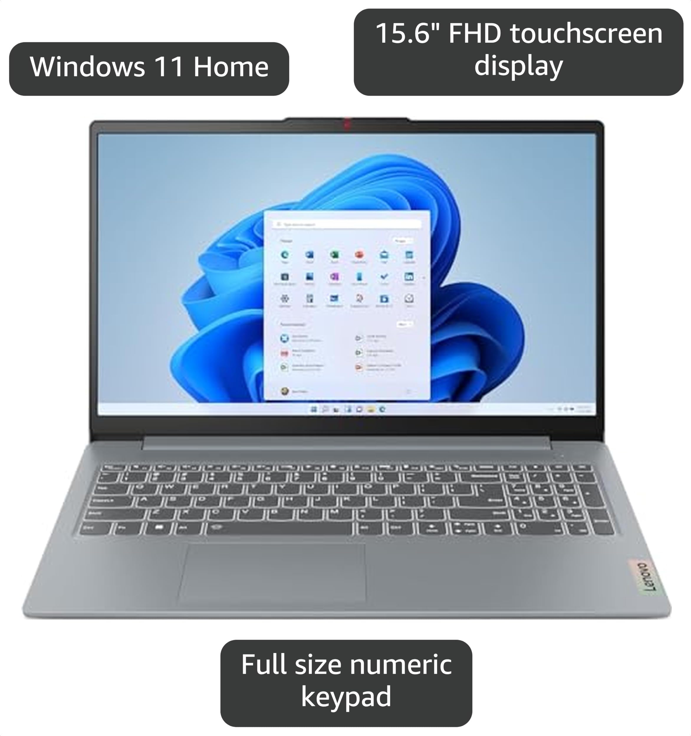 Amazon.com: Lenovo IdeaPad Slim 3 15ABR8 Laptop / 15.6