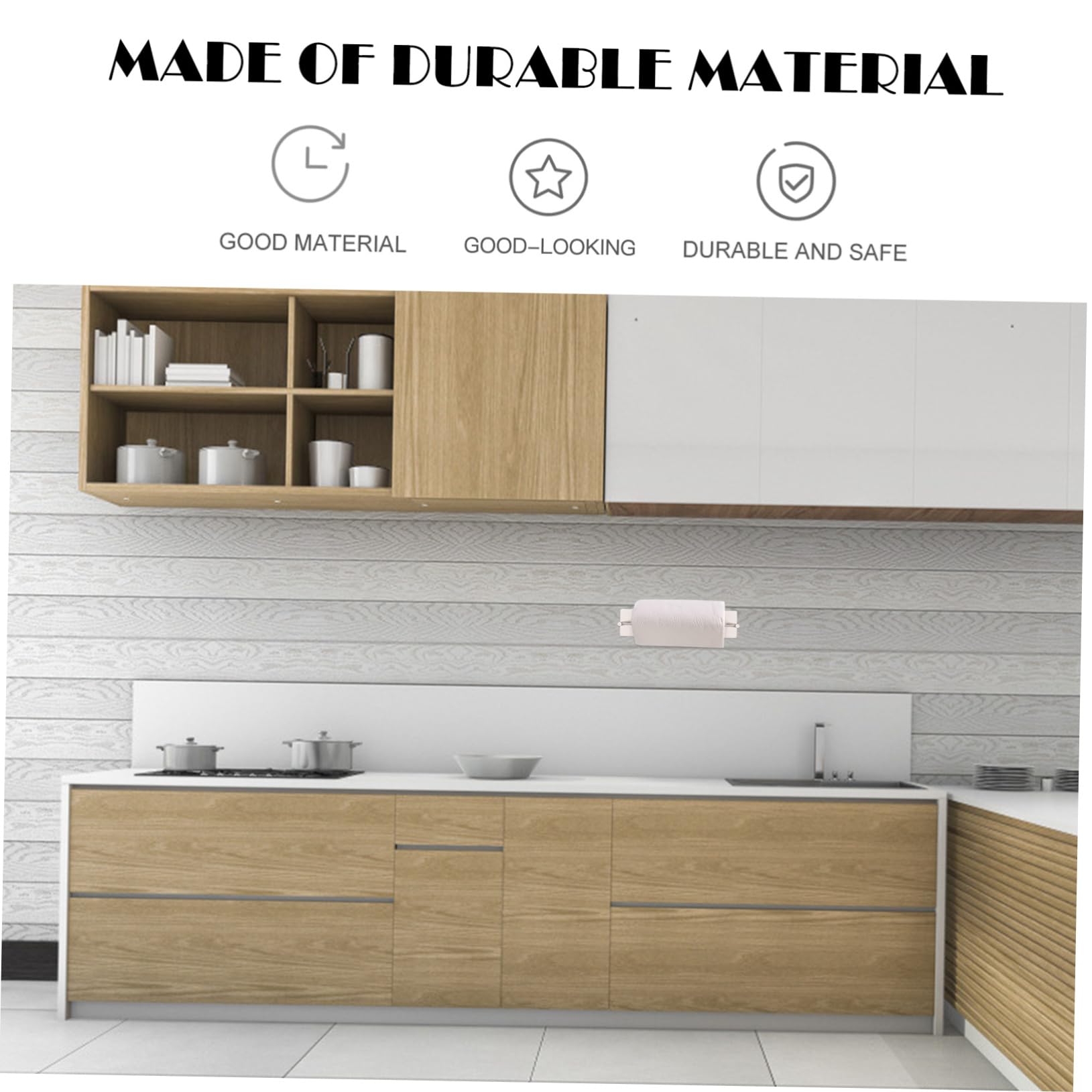 Cabilock 2 Pares Magnéticos Inoxidable Colgadores Sin Perforación Perfectos Refrigerador Oficina y Hogar Capacidad de Carga Organizador de Espacio