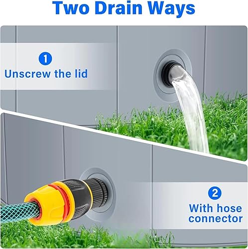 Miniatura 4 de Piscina para perros pequeños, piscina de plástico para niños, bañera para perros pequeños, bañera para perros portátil, piscina plegable para perros