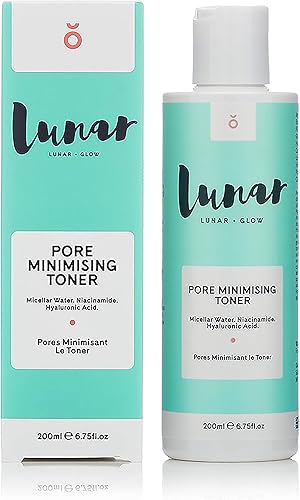 Tónico minimizador de poros de Lunar Glow, que contiene niacinamida y ácido hialurónico 6.8 fl oz / 6.8 fl oz