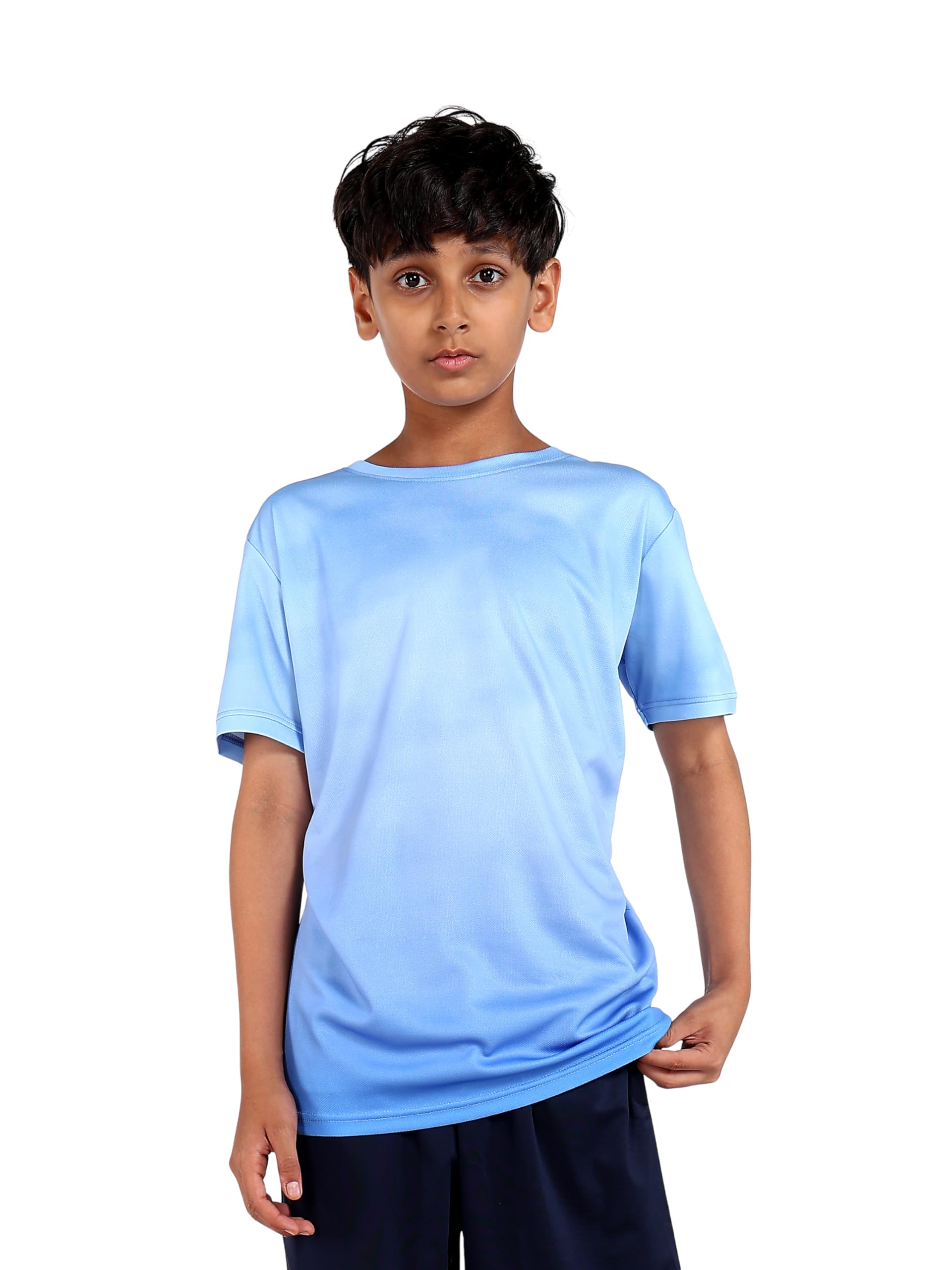 Boys Dry Fit Activewear T-Shirt for Sports, Running,Training (4-14 Yrs)-image-22