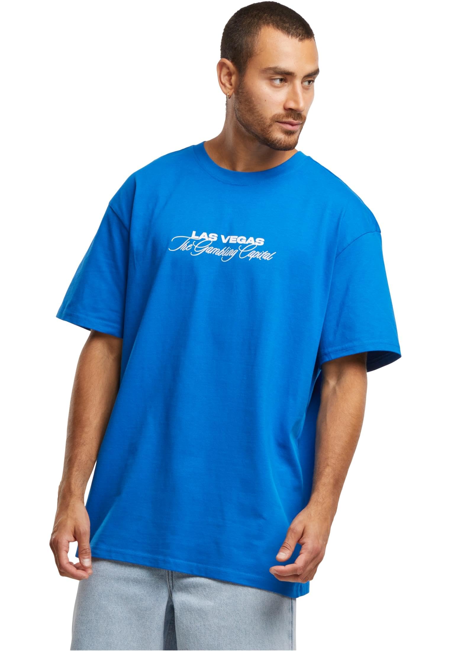 Mister Tee Men's T-Shirt, Cobalt Blue, XS