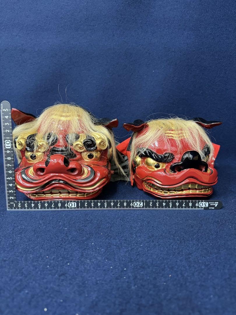 ⭐️限定セール⭐️一閑張り⭐️赤獅子白獅子歌舞伎⭐️ - 着物・浴衣