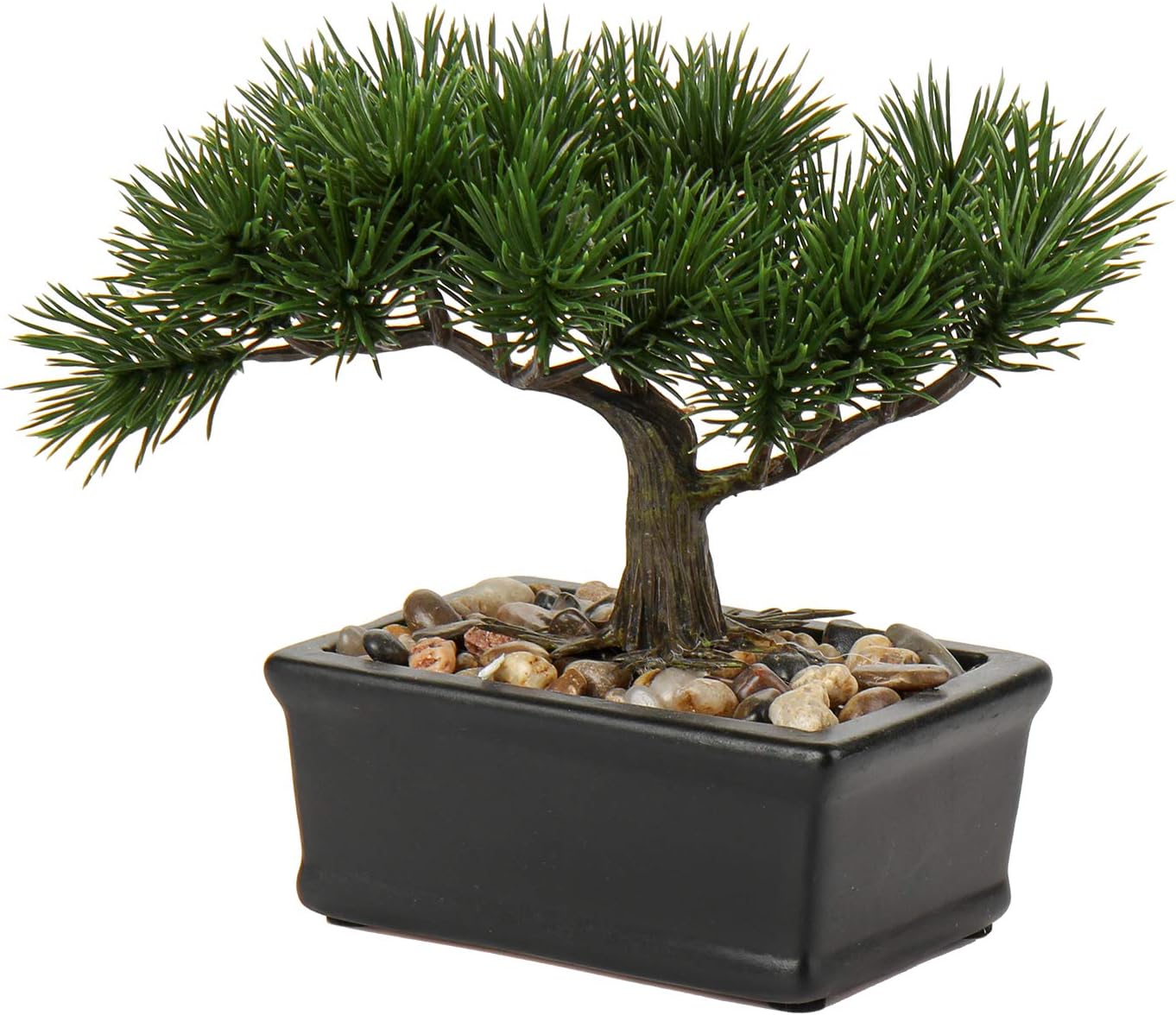 Briful U/S Artificial Bonsai Tree Plants for for Farmhouse Home Kitchen Bathroom Office Decor Small Artificial Faux Greenery for House Decorations Potted Plants (Bonsai Tree #01)