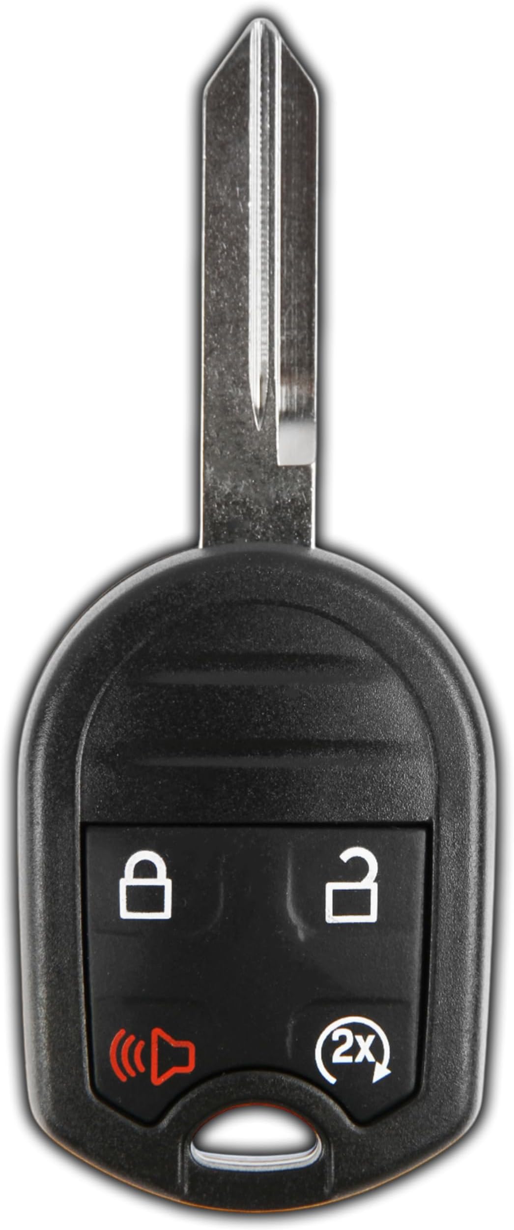 KeylessOption Key Fob Replacement for 2009 2010 2011 2012 2013 2014 2015 2016 2017 2018 Ford F-150 F-250 F-350 Explorer Lincoln Navigator MKX Remote, 4-Button CWTWB1U793, Programming Guide Included