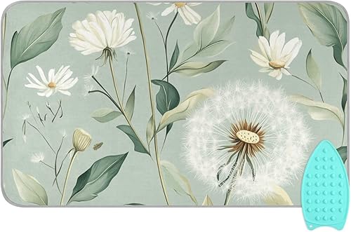 Miniatura 26 de Alfombrilla de planchar portátil para planchar, manta de planchar para mesa, resistente al calor, doble cara, para viajes, grande, 47.2 x 27.6