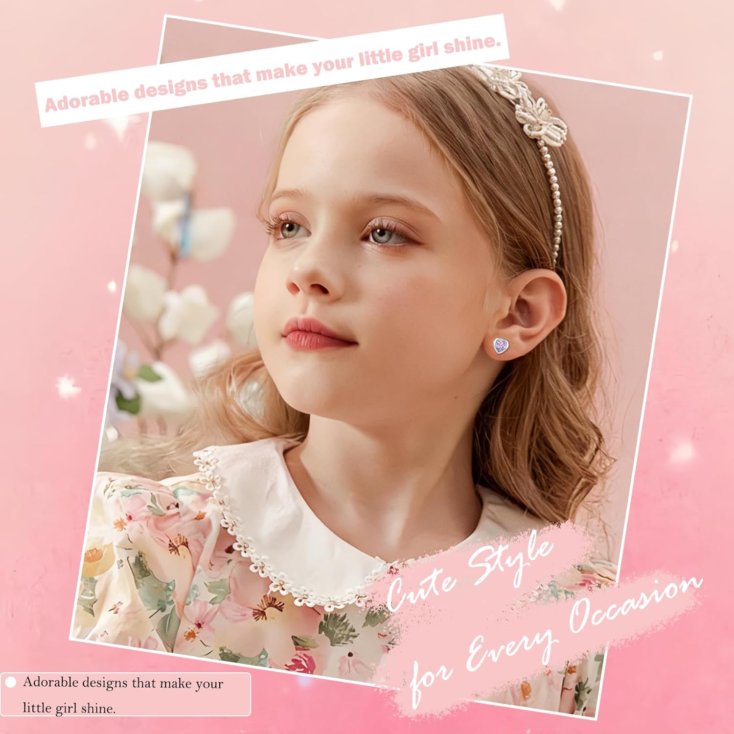 Zilveren kinderoorbellen 925 Sterling Silver Bestel nu