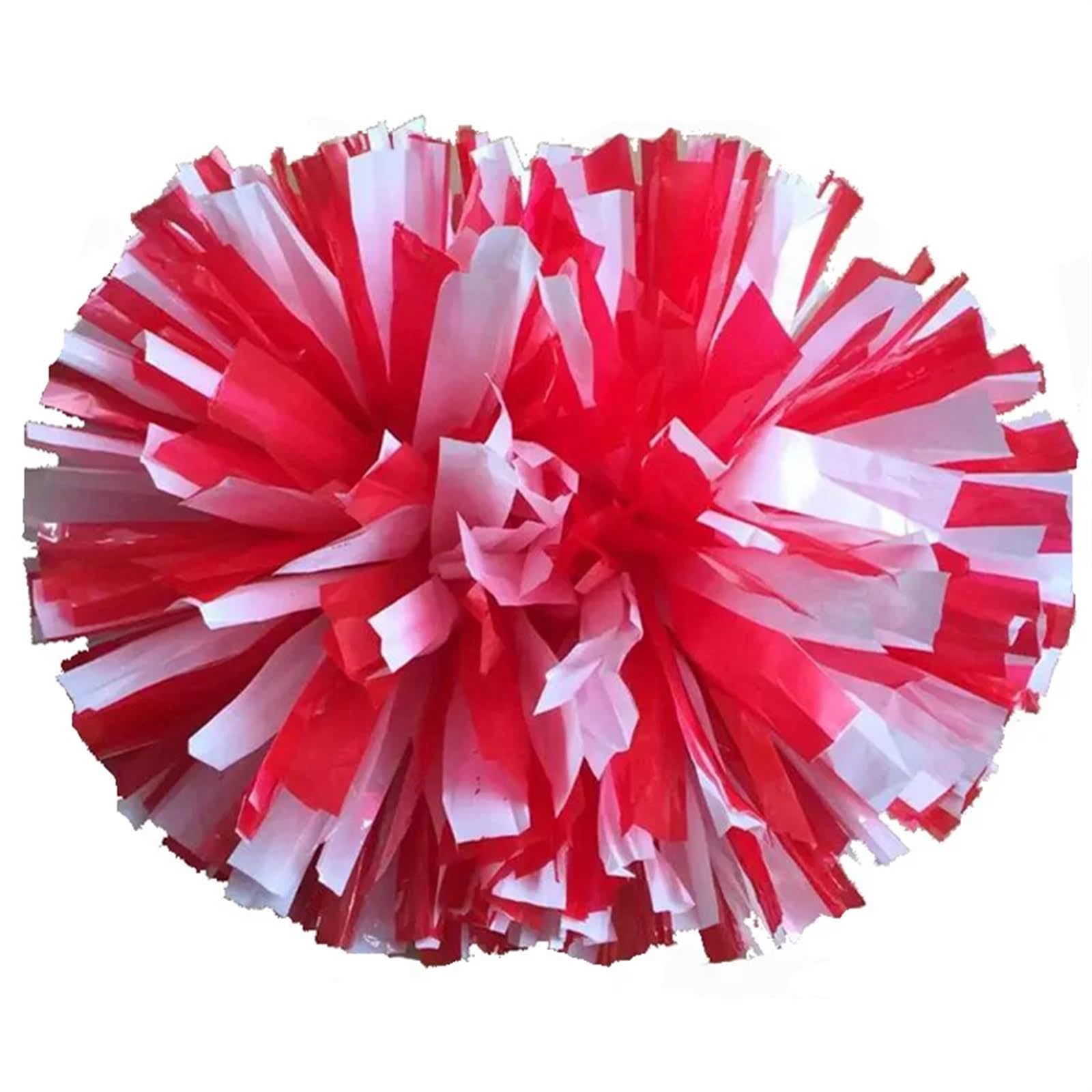 Cheerleading Pompons Pompon, Cheerleading 2er-Pack 32cm Mehrfarbig(Red White)